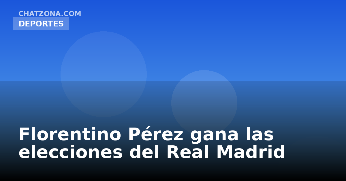 Florentino Pérez gana las elecciones del Real Madrid