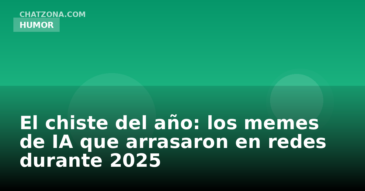 El chiste del año: los memes de IA que arrasaron en redes durante 2025