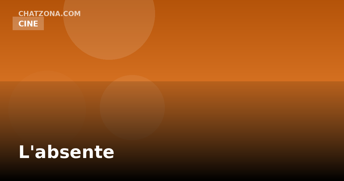 Carátula de L'absente
