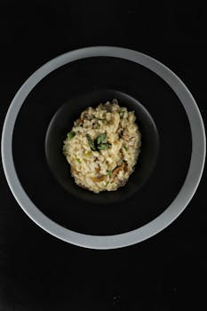 Risotto de setas porcini