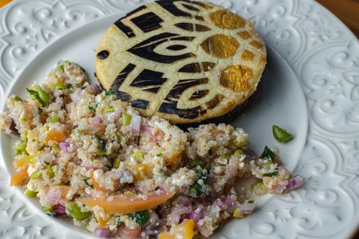Calentaditas de quinoa con verduras chilenas