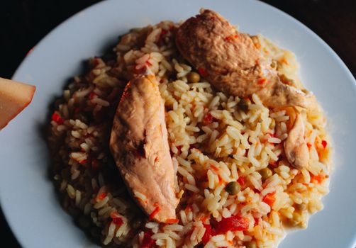 Pollo Tierno con Achiote y Guayaba en Airfryer