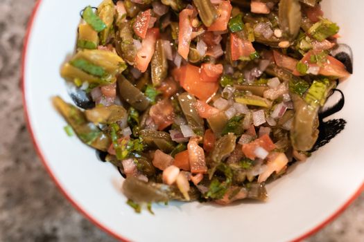 Barbacoa de Nopal con Chile Chipotle