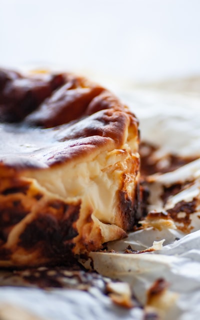 Basque-Style Baked Cheesecake