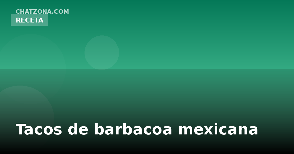 Mexican Barbacoa Tacos