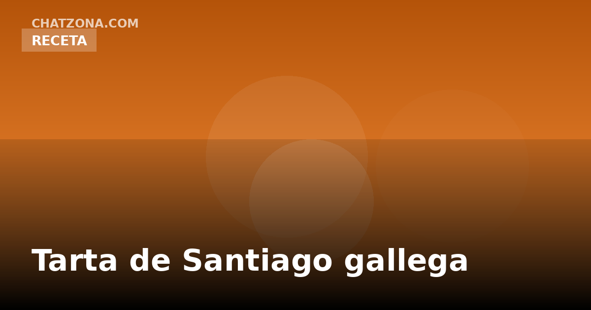 Galician Santiago Cake