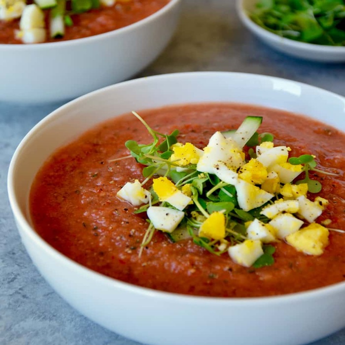 Foto de Gazpacho de Sandía, receta de Sopas y Caldos