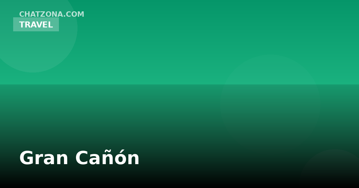 Gran Cañón