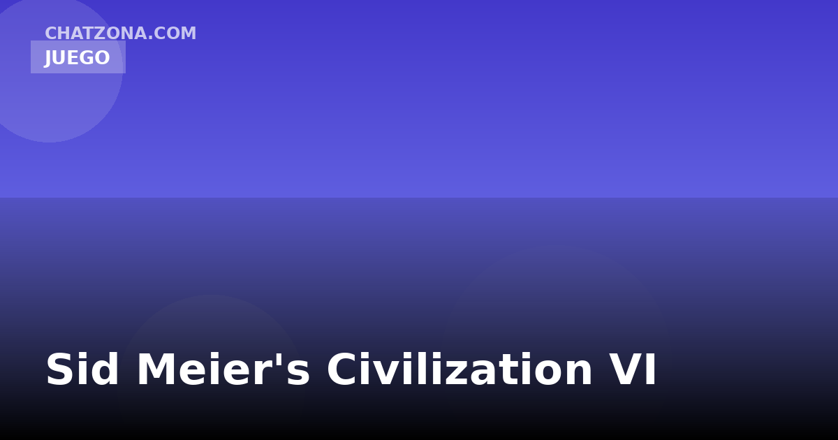 Cover of Sid Meier's Civilization VI