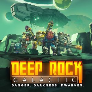 Carátula de Deep Rock Galactic