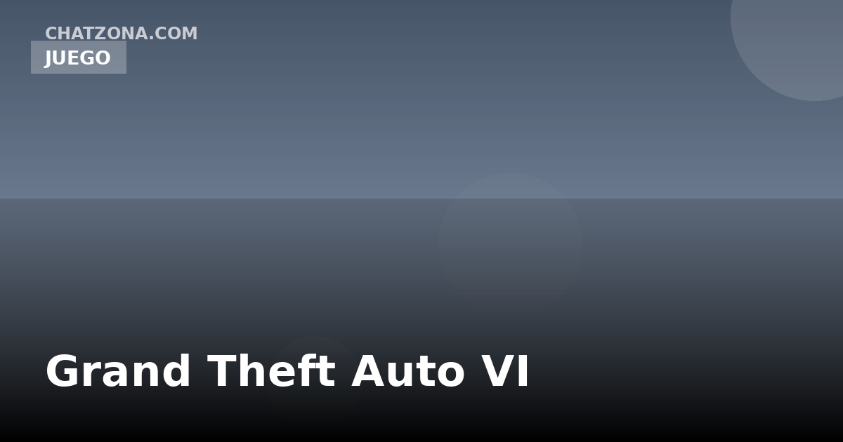Carátula de Grand Theft Auto VI